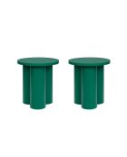 Tabouret Oly vert pastèque - 42.5x38x38 cm