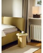 Taburete Oly amarillo mantequilla - 42,5x38x38 cm