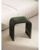 Tabouret Nokk vert forêt - 42.5x43x31.5 cm