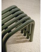 Tabouret Nokk vert forêt - 42.5x43x31.5 cm