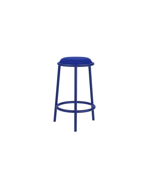 Sgabello da bar Hogo blueberry pie - 68x41x45 cm