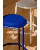 Sgabello da bar Hogo blueberry pie - 68x41x45 cm