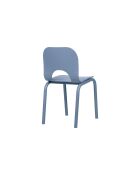 Atto Stuhl mattblau - 78,3x41x52 cm
