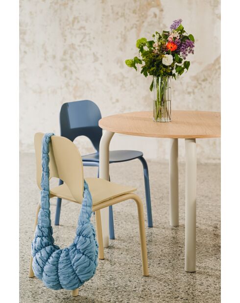 Silla Atto azul esmerilado - 78,3x41x52 cm