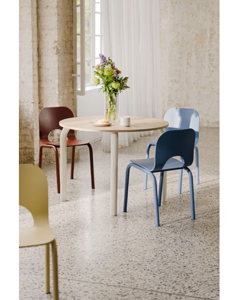 Silla Atto azul esmerilado - 78,3x41x52 cm