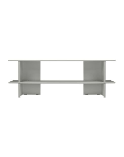 Étagère Hes gris galet - 56.6x160x37 cm