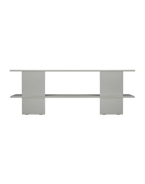 Étagère Hes gris galet - 56.6x160x37 cm