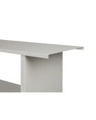 Étagère Hes gris galet - 56.6x160x37 cm