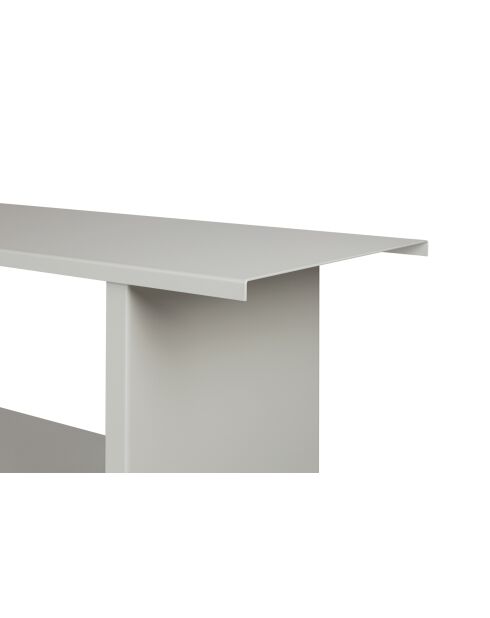 Étagère Hes gris galet - 56.6x160x37 cm