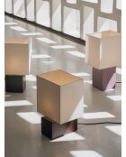 Zam tafellamp lichtpaars - 42x26x19,6 cm