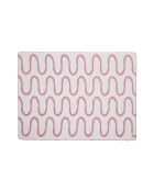 Swirl flauschiges lila Baumwollplaid - 200x150 cm