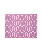 Swirl flauschiges lila Baumwollplaid - 200x150 cm