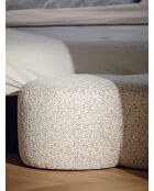 Puf Umbo, mezcla de arcilla gris - 36,5x88x50 cm