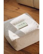 Puf con hebilla Keno Cloud beige - 36x63x63 cm