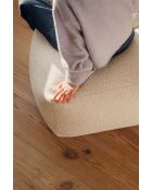 Puf con hebilla Keno Cloud beige - 36x63x63 cm