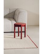 Tappeto Lenu in lana rossa marrone - 200x140 cm