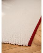 Tappeto Lenu in lana rossa marrone - 200x140 cm