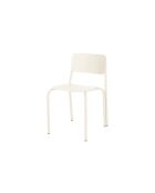 Chaise Kei carré beige - 72.8x44.5x48 cm
