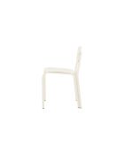 Chaise Kei carré beige - 72.8x44.5x48 cm