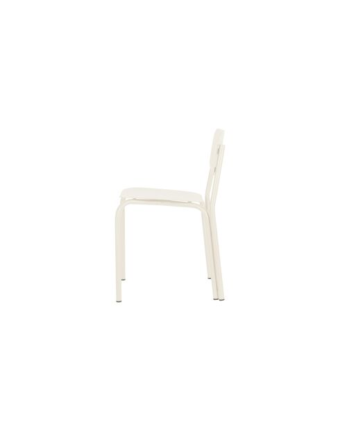 Sedia Kei quadrata beige - 72,8x44,5x48 cm