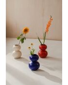 Vase en céramique Tuga carré beige - 12x36 cm