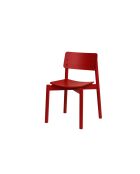 Chaise Wem marron rouge - 80.2x51.6x53.8 cm