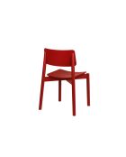 Chaise Wem marron rouge - 80.2x51.6x53.8 cm