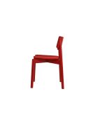 Chaise Wem marron rouge - 80.2x51.6x53.8 cm