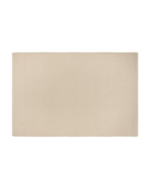 Tappeto Talo in lana beige naturale - 300x200 cm