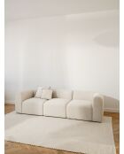 Tappeto Talo in lana beige naturale - 300x200 cm