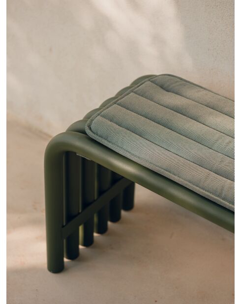 Nokk bosgroene bank - 43x114x32 cm