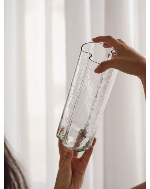 Vase Glom transparent - 24x8.3x9 cm