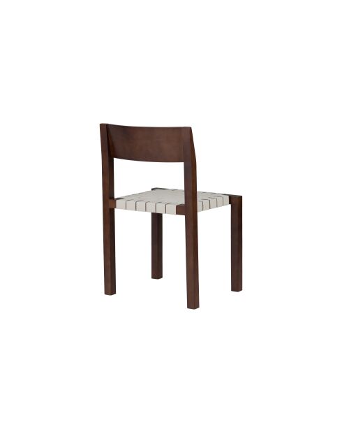 Silla Toli marrón cacao - 80x50x42 cm