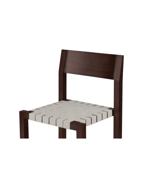 Silla Toli marrón cacao - 80x50x42 cm