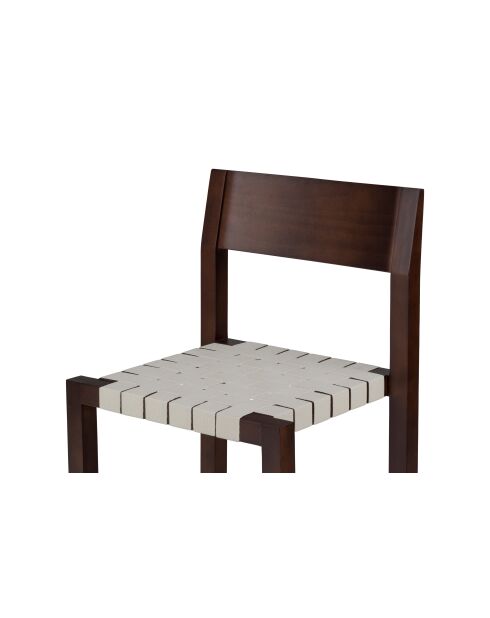 Silla Toli marrón cacao - 80x50x42 cm