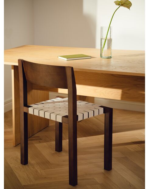 Silla Toli marrón cacao - 80x50x42 cm