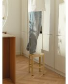 Tabouret Doon jaune beurre - 45x35x35 cm