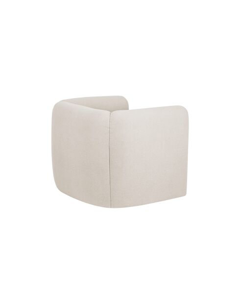 Fauteuil Flom beige nuage - 67x93x76 cm