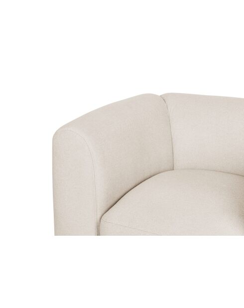 Fauteuil Flom beige nuage - 67x93x76 cm