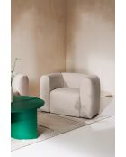 Fauteuil Flom beige nuage - 67x93x76 cm