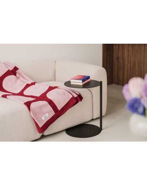 Gilli katoenen plaid roze bloemen - 200x150 cm