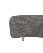 Fauteuil Kei Lounge mélange noir et gris - 74x66x65 cm