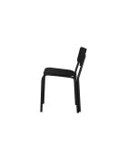 Chaise Kei volcan noir - 72.8x44.5x48 cm