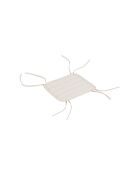 Nokk quadratisches beiges Hockerkissen, 1 x 33 x 29,5 cm
