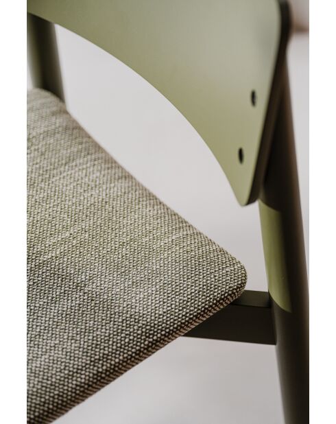 Chaise Wem vert forêt - 80.2x51.6x53.8 cm