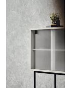 Lekko amandelgrijze kast - 109x70x40 cm
