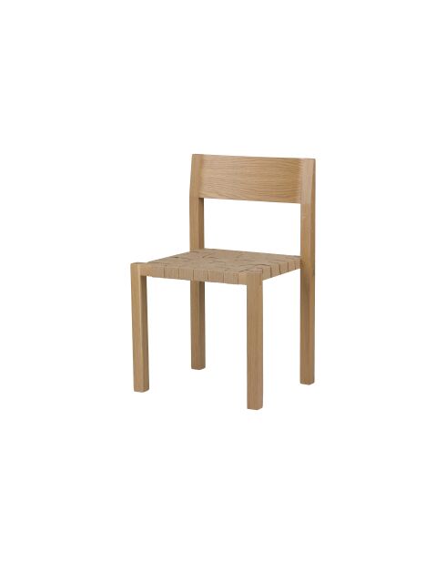 Chaise Toli chêne - 80x50x42 cm