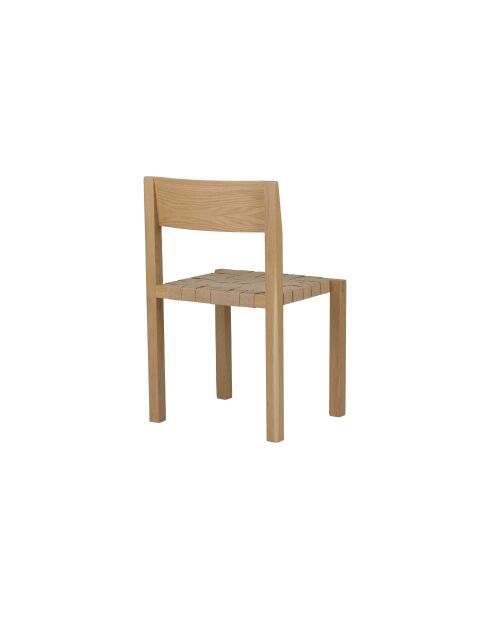 Chaise Toli chêne - 80x50x42 cm
