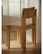 Chaise Toli chêne - 80x50x42 cm