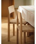 Chaise Toli chêne - 80x50x42 cm